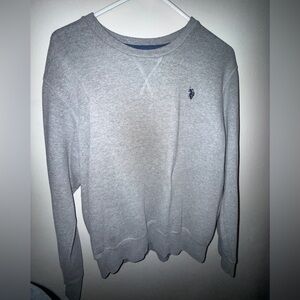 Grey Polo Crew neck